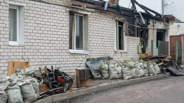Professional Emergency Fire Cleanup technician working in Sanford, FL